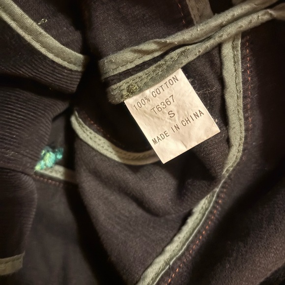 Vintage Y2K Miss Me Black Jacket w/ Colorful Floral Embroidery boho size small - Picture 6 of 6